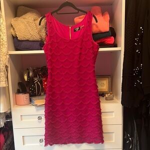 Guess Pink Sleeveless Sheath Mini Dress